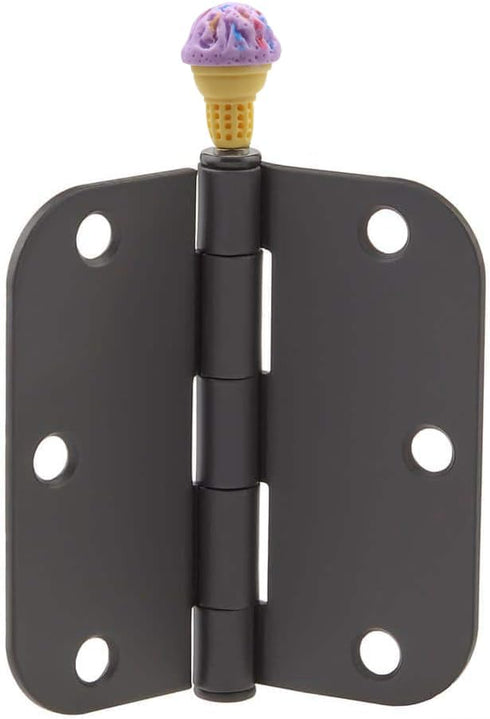 Set 6 Ice Cream Hinge Heads of - Magnetic Hinge Head Home Decoration - Door Hinge Heads Decorative Topper