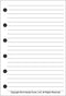 Pocket Size Notes Pages Planner Insert, Sized for Pocket Notebook (3.25" x 4.75")