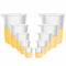 ULAB Scientific Plastic Beaker Set, 5 Sizes 50ml 100ml 250ml 500ml 1000ml, Stackable with Spout, UBP1007