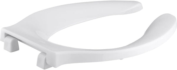 Kohler K-4731-C-0 Stronghold Elongated Toilet Seat with Integrated Handle and Check Hinge,