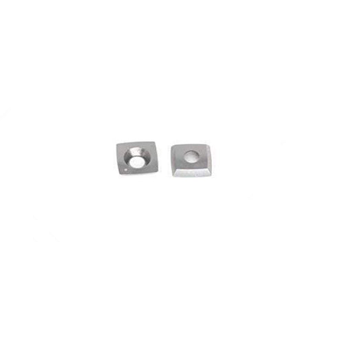 OSCARBIDE 11mm Square Carbide Inserts, 10 Pieces, 11x11x2.0mm R50-4R0.5, Corner Radius for Wood Turning Tools