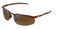 Bullhead Safety Betta Safety Glasses, UV Light Protection, Blue Light Glasses with Anti-Scratch Coating, Brown Flash