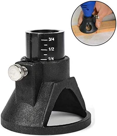 NOKOJKZ Metal HSS Router Tool Cutting Guide Attachment Kit Drill Carving Rotary Locator