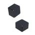 Black Junction Box ABS Enclosure Box Conduit Juction Box Waterproof Project Box Dustproof Electrical Box Case (3.19"x3.27"x2.2" 2PCS)