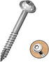 Milescraft 5205 Wood Pocket Hole Screws - #7 x 2" Washer Head with Coarse Thread (50pc.)