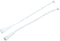 Waterproof Extension Cable, IP65 LED Connector Cable 2 Pin Female and Male, Length 6.7 inch, 2 Pair