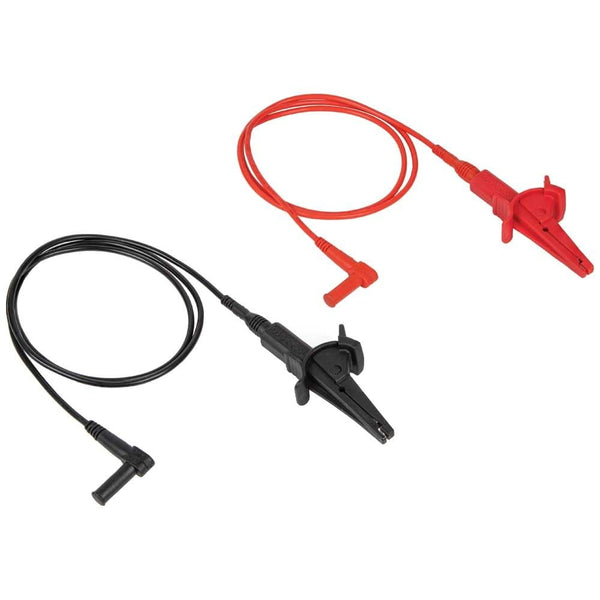 Klein Tools 69381 Alligator Clip Test Leads, Heavy-Duty Replacement Meter Leads, 3-Foot