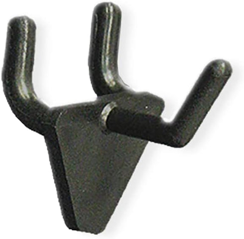 Azar 800071-BLK 1-Inch Plastic Hook, 50-Pack, Black