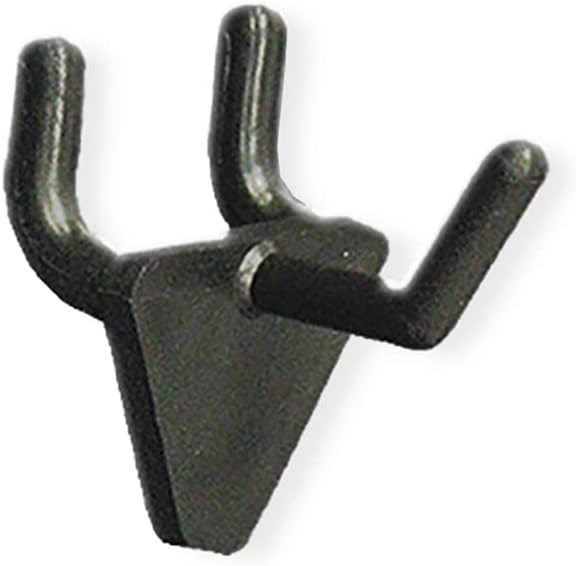 Azar 800071-BLK 1-Inch Plastic Hook, 50-Pack, Black
