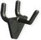 Azar 800071-BLK 1-Inch Plastic Hook, 50-Pack, Black