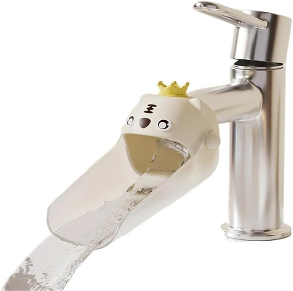 FUCVLKERM Cartoon Faucet Extender For Kids Hand Washing In Bathroom Sink Animals Accessories