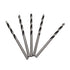 Brad Point Drill Bits 3mm (1/8") Wood Drill Bit Set, High Carbon Steel for Woodworking