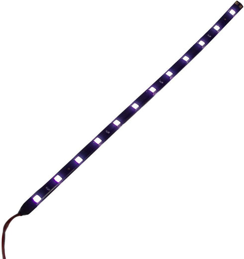 HYADA 12V 1Ft 12 6 inches (White,Pack 6) DC Waterproof LED Strip Underbody Light with Wires for Motor