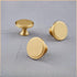 SANCHAKOU 6 Pack Dresser Drawer Pulls Bedside Table Wardrobe Brass Handle Furniture Cabinet Drawer Handle Single Hole