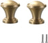 SANCHAKOU Furniture Knobs 2Pcs Wardrobe Door Round Single Hole Gold Bedside Table Full