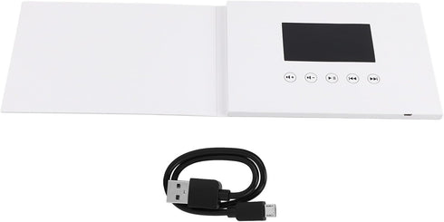 720P 128M (4.3inch) Diyeeni Video Greeting Card, Customizable Video Book with LCD Screen, HD Video Playback, Memory