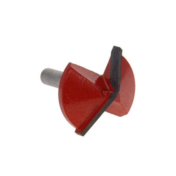 Utoolmart V-Groove Router Bit, 120 Degree 32mm Cutting Diameter, 6mm Shank, Carbide Tipped Woodworking Tool, 1pcs