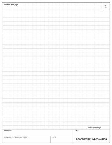 BookFactory Blue Engineering Notebook, 240 Pages, 8 7/8" x 11 1/4", Blue Cover