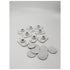 QUUPY 8Pcs 1.5x2.8CM Self Adhesive Caster Wheels Smooth Rotation Appliance Wheels Small Pulley Swivel Caster