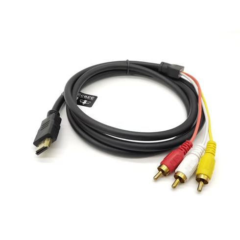 HDMI to RCA AV Cable, HDMI Male to 3 RCA AV Video