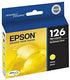Epson 126 DURABrite Ultra Ink Yellow Cartridge for WF-3520, WF-3530, WF-3540, WF-520, WF-545, WF-630, WF-633, WF-635,