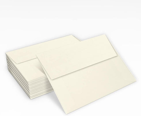 LUXPaper 4Bar A1 Invitation Envelopes, Peel & Press, 3 5/8" x 5 1/8", Natural Linen, 80lb Text, 50 Qty