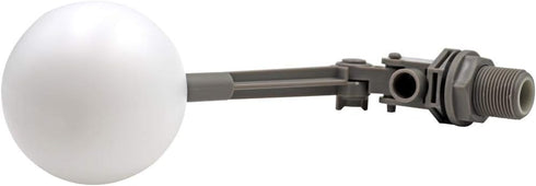 3/4" Plastic Float Valve for Water Tank with Adjustable Arm, Automatic Fill for Pool & Livestock Waterer