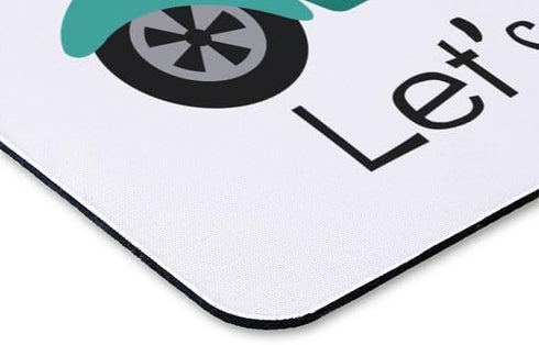 CafePress Non-Slip Gaming Mousepad - Lets Roll Design