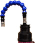 Reciprocating Machine Extension Rod Tube Pole, Flexible Stick Accessories Extender with 3 XLR Connector