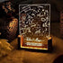 Personalized Star Map Night Light - Custom Table Lamp for Couples, Ideal Romantic Gift for Anniversaries, Engagements