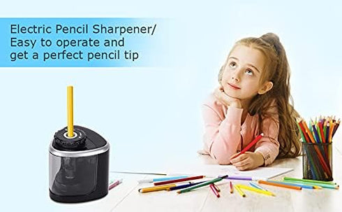 Fully Automatic Electric Portable Pencil Sharpener, Suitable for Children/Adults, for Pencils 6-8mm