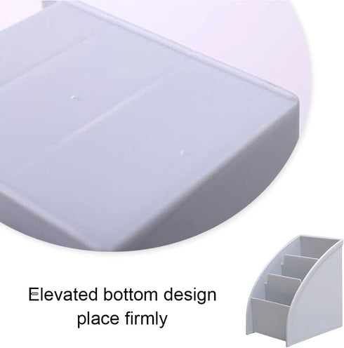 Desk Organizer Trapezoid Creative Tabletop Holder for Remote Control, Study Office Living Room Dresser