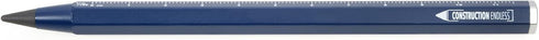 Troika Multi Tasking Pencil with Sustainable Continuous Aluminium and Metal Tip Blue Interchangeable Erasable with Centimeter/Inch Ruler Size 147 x 10 x 10mm PEN20/DB by Troika