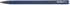 Troika Multi Tasking Pencil with Sustainable Continuous Aluminium and Metal Tip Blue Interchangeable Erasable with Centimeter/Inch Ruler Size 147 x 10 x 10mm PEN20/DB by Troika