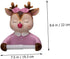STOBAZA Cartoon Toilet Paper Holder Wall-Mounted Cute Deer Design Bathroom Tissue Rack Decorative Storage for Toilet