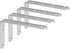 Alise 4mm Thick Shelf Brackets,Floating Shelves Bracket Heavy Duty L Brackets Corner