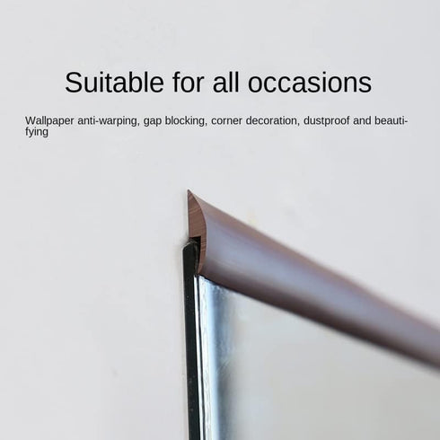 Floor Transition Strip Self Adhesive, PVC Carpet & Edging Trim Strip for Threshold Transition, Brown, 6.56 Feet