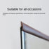 Floor Transition Strip Self Adhesive, PVC Carpet & Edging Trim Strip for Threshold Transition, Brown, 6.56 Feet