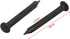 uxcell Hardware Nails 1-inch Length Carbon Steel Point Tip Wall Cement Nails (Black, 200pcs)