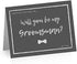 Elcer Will You Be My Groomsman? Proposal Cards with Envelopes, 10 Pack for Wedding Party