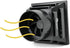 Spartan Sol 3 4 6x6x4.5 Solar Ventilation Fan - Universal Fit for and Pipes - Portable Exhaust Fan For Porta Potty