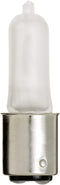 Satco S1982 120V 50-Watt T4 DC Bayonet Base Light Halogen Bulb, Frosted