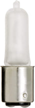 Satco S1982 120V 50-Watt T4 DC Bayonet Base Light Halogen Bulb, Frosted