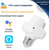Orielis ControlE26/E27 Bulb Light Socket Adapter, Zigbee Protocol Remote Adapter, APP Remote Control, Smart Lamp Socket