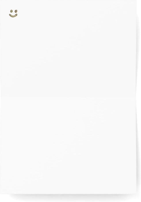HAPPYVIBES 30 count Paper Airplane Pattern Blank Inside Personalizible