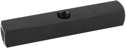 SUS304 Air Hose Manifold Block, 4 Way 1/4 Inch BSPP Thread Inline Manifold Block Splitter
