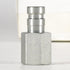 PD342 Series PD Steel Test Port and Diagnostic Equipment Quick Nipple with Female Pipe Thread, 1/8" Body Size, 1/4"-18 NPTF Thread Size, 1.63" Length by EnRand