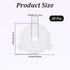 20 E27 11MM(3/7") CREATCABIN Pcs to Lamp Shade Adapter Ring Plastic Lampshade Reducing Rings Converter Washer White