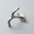 Zinc Alloy Double Prong Ceiling Hook, 6 pcs Under The Table Coat Hook for Closet, Bathroom, Kitchen, Garage