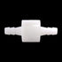 2PCS 1/4" Check Valve Hose Barb, One Way Inline Non Return for Fuel Oil Water Gas Air Pump with 4PCS Clamps